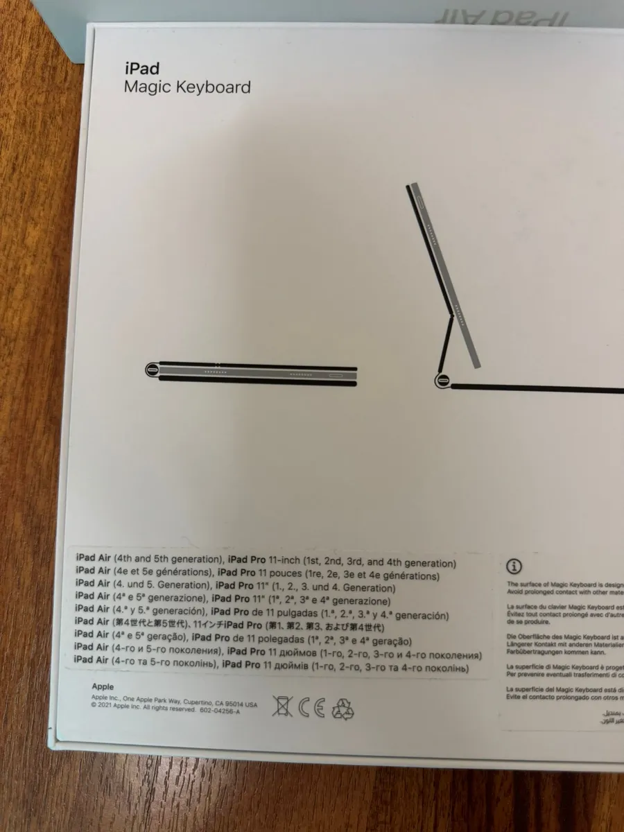 Apple iPad Air 5. Generation 256 GB + Magic Keyboard + Apple Pencil 2 ...