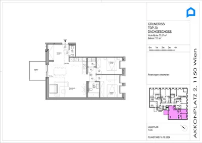 3-Zimmer-Wohnung kaufen in Wien – 75,97 m², € 564.000 – Bild 53 von 56