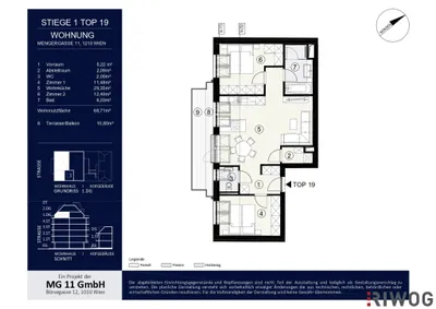 3-Zimmer-Wohnung kaufen in Wien – 68,71 m², € 499.000 – Bild 7 von 7