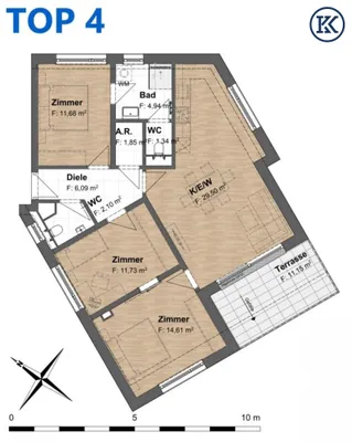 4-Zimmer-Wohnung kaufen in Wien – 83,84 m², € 649.900 – Bild 4 von 39
