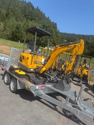Minibagger 1800 kg inklusive Anhänger NEU Baumaschine