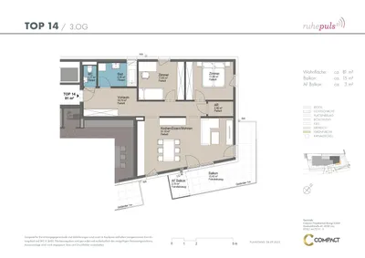 3-Zimmer-Wohnung kaufen in Linz – 81 m², € 524.000 – Bild 4 von 13