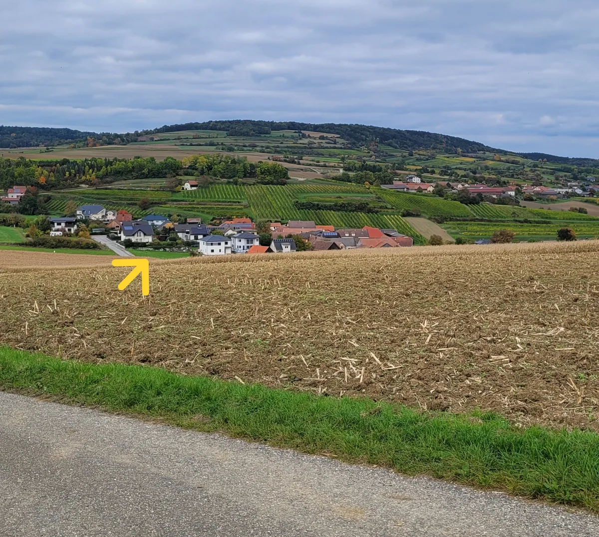 Baugrund ohne Bauzwang in ruhiger Lage, Süden unverbaubar - Ansicht 2