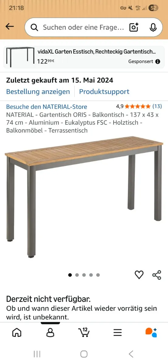 pflanztreppe Blumentreppe mit 2 Wagenrädern, 60 cm, braun – Deko Shop Hannusch JAWOLL Superwash, 4,95 €