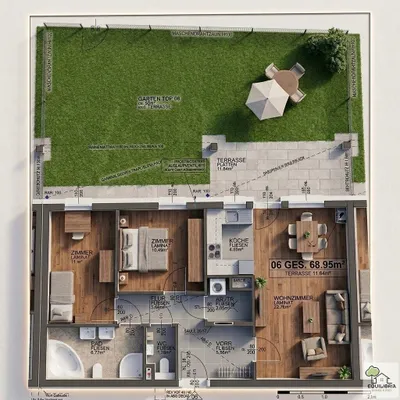 3-Zimmer-Wohnung kaufen in Baden – 69 m², € 289.000 – Bild 15 von 15