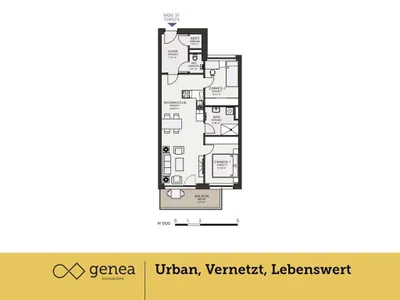 3-Zimmer-Wohnung mieten in Graz – 66,81 m², € 996 – Bild 2 von 28
