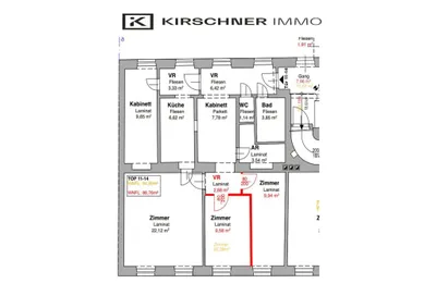 4-Zimmer-Wohnung kaufen in Wien – 86,76 m², € 279.000 – Bild 10 von 10