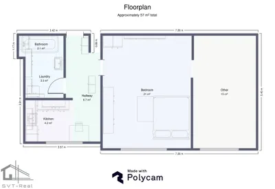 2-Zimmer-Wohnung mieten in Wels-Land – 57 m², € 550 – Bild 4 von 4