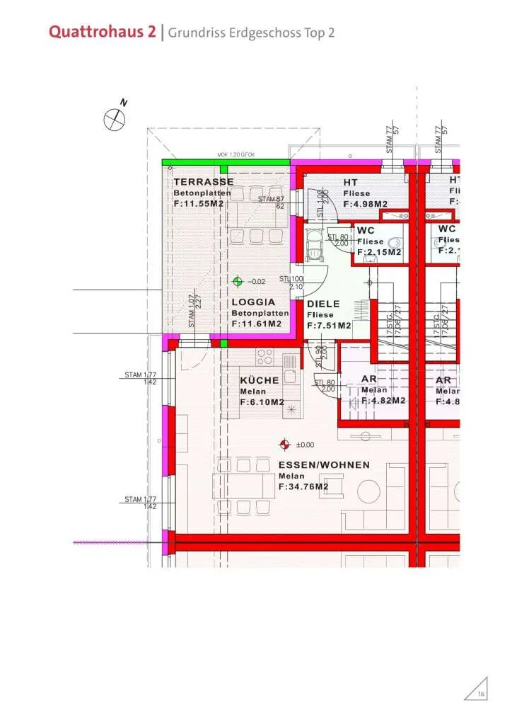 Freifinanzierte Viertelhäuser in Apetlon - SOFORTKAUF - Ansicht 2