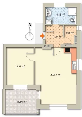 2-Zimmer-Wohnung mieten in Villach Land – 56 m², € 1.231 – Bild 13 von 13