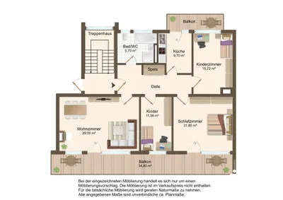 4-Zimmer-Wohnung kaufen in Reutte – 120 m², € 295.000 – Bild 17 von 17