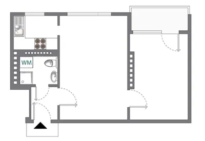 2-Zimmer-Wohnung mieten in Salzburg Stadt – 48 m², € 1.150 – Bild 8 von 8