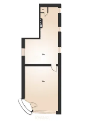 2-Zimmer-Gewerbeimmobilie mieten in Amstetten – 85 m², € 625 – Bild 7 von 7
