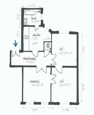 3-Zimmer-Wohnung mieten in Wien – 92 m², € 1.350 – Bild 5 von 11