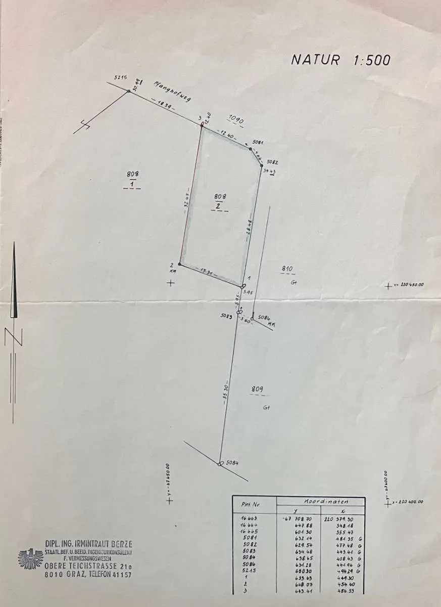 Baugrund Andritz, 473 m² - Privatverkauf, keine Provision - Ansicht 2