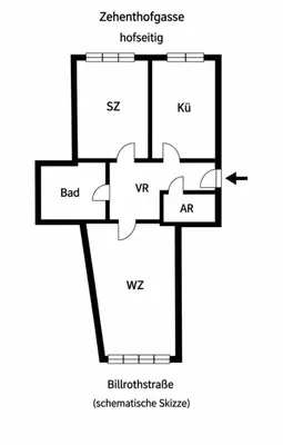 2-Zimmer-Wohnung mieten in Wien – 58 m², € 1.199 – Bild 21 von 21