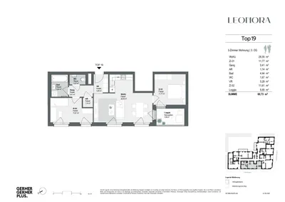 3-Zimmer-Wohnung kaufen in Wien – 64,08 m², € 549.000 – Bild 10 von 11