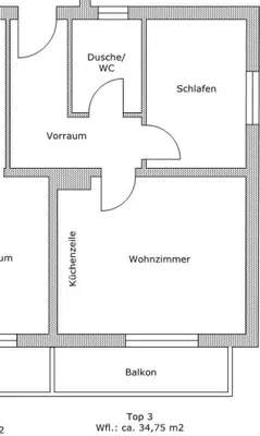 2-Zimmer-Wohnung mieten in Hallein – 34,75 m², € 725 – Bild 9 von 9