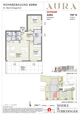 3-Zimmer-Wohnung kaufen in Klagenfurt – 77,58 m² – Bild 4 von 4