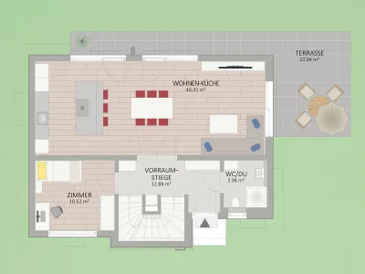 5-Zimmer-Haus kaufen in Wien – 138,29 m², € 976.900 – Bild 3 von 7
