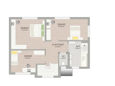 5-Zimmer-Haus kaufen in Wien – 138,29 m², € 976.900 – Bild 4 von 7