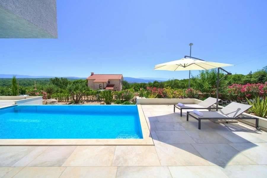 Moderne, luxuriös ausgestatte Villa auf der Insel Krk