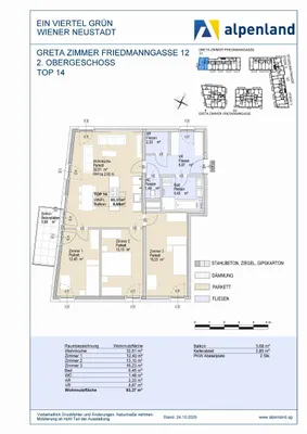 4-Zimmer-Wohnung mieten in Wiener Neustadt – 93,36 m², € 1.283 – Bild 7 von 7