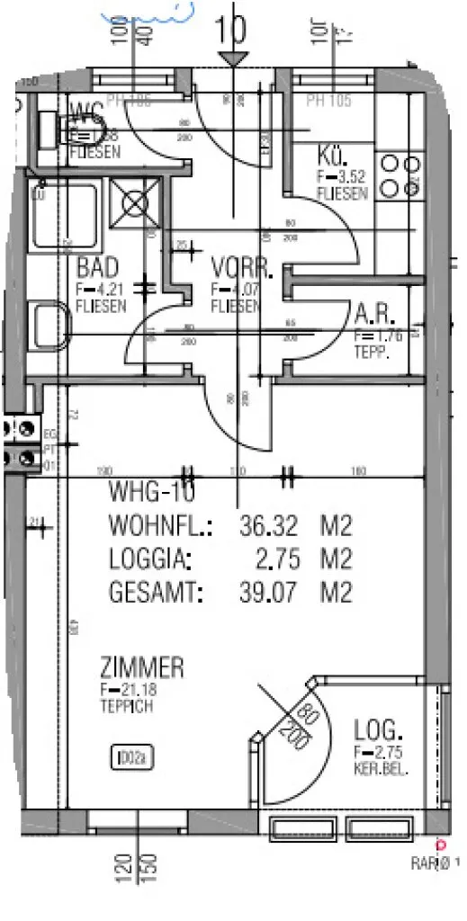 1-Zimmer Wohnung mit Balkon in Vösendorf - Ansicht 2