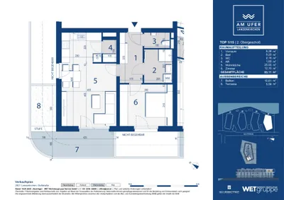 2-Zimmer-Wohnung kaufen in Wiener Neustadt Land – 53,11 m², € 266.800 – Bild 7 von 7