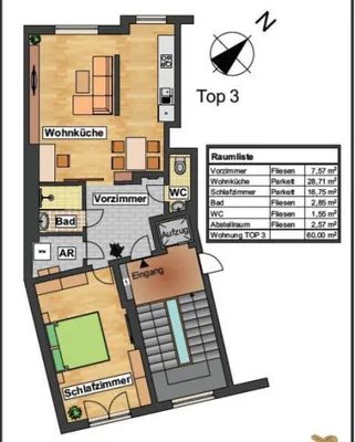 2-Zimmer-Wohnung kaufen in Wien – 58,65 m², € 195.000 – Bild 14 von 14