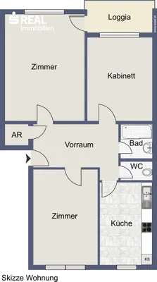 3-Zimmer-Wohnung kaufen in Wien – 77 m², € 380.000 – Bild 9 von 10