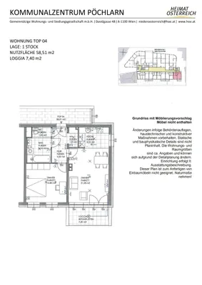 2-Zimmer-Wohnung mieten in Melk – 58,51 m², € 637 – Bild 9 von 9