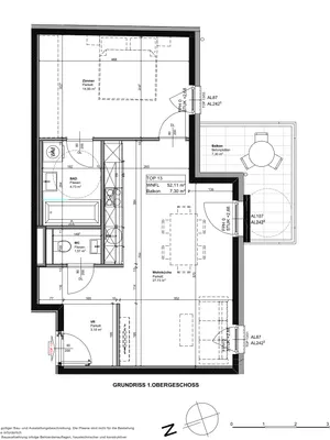2-Zimmer-Wohnung mieten in Wien – 52,11 m², € 1.000 – Bild 12 von 13