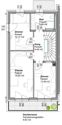 6-Zimmer-Haus kaufen in Mödling – 164 m², € 1.250.000 – Bild 9 von 9