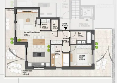 4-Zimmer-Wohnung mieten in Weiz – 80 m², € 1.495 – Bild 39 von 40
