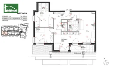 3-Zimmer-Wohnung mieten in Wien – 78,68 m², € 1.399 – Bild 22 von 22
