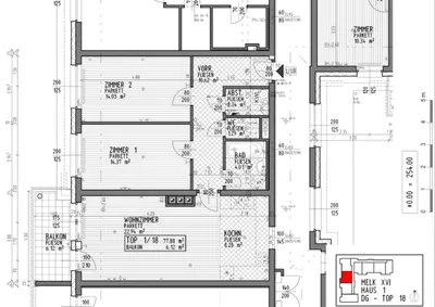 3-Zimmer-Wohnung mieten in Melk – 77,88 m², € 860 – Bild 7 von 7