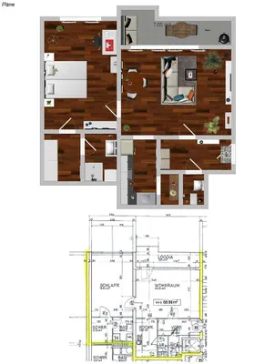 2-Zimmer-Wohnung mieten in Salzburg Stadt – 62 m², € 1.340 – Bild 6 von 6