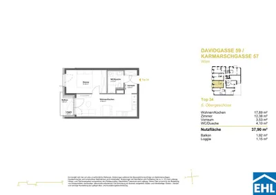 Immobilie kaufen in Wien – 37,9 m², € 257.828 – Bild 6 von 6