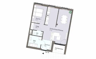 3-Zimmer-Wohnung kaufen in Baden – 61,56 m², € 349.000 – Bild 13 von 14