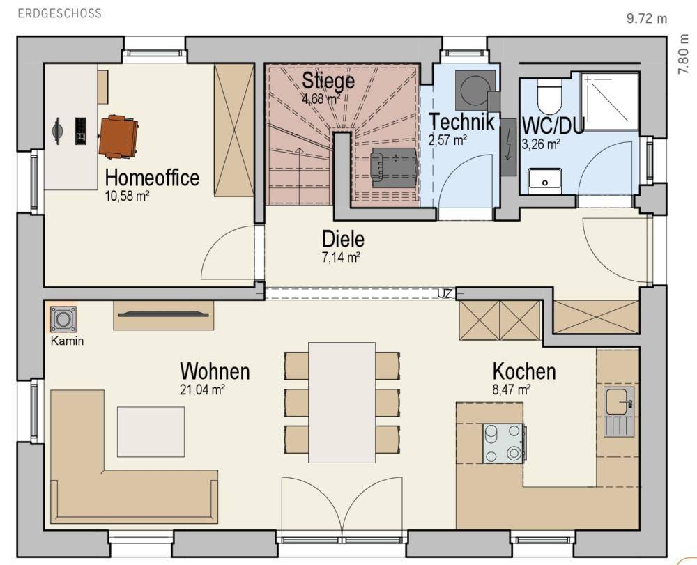Neues 5-Zimmer-Einfamilienhaus in Ruhelage - 30 Min von Wien ! - Ansicht 2