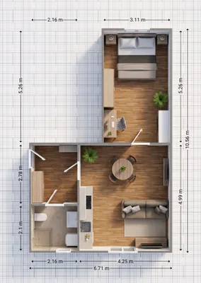 2-Zimmer-Wohnung kaufen in Graz – 48,7 m², € 94.900 – Bild 10 von 10
