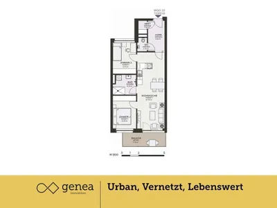 3-Zimmer-Wohnung mieten in Graz – 63,28 m², € 936 – Bild 2 von 28