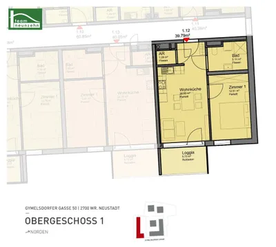 2-Zimmer-Wohnung mieten in Wiener Neustadt – 40,18 m², € 715 – Bild 16 von 16