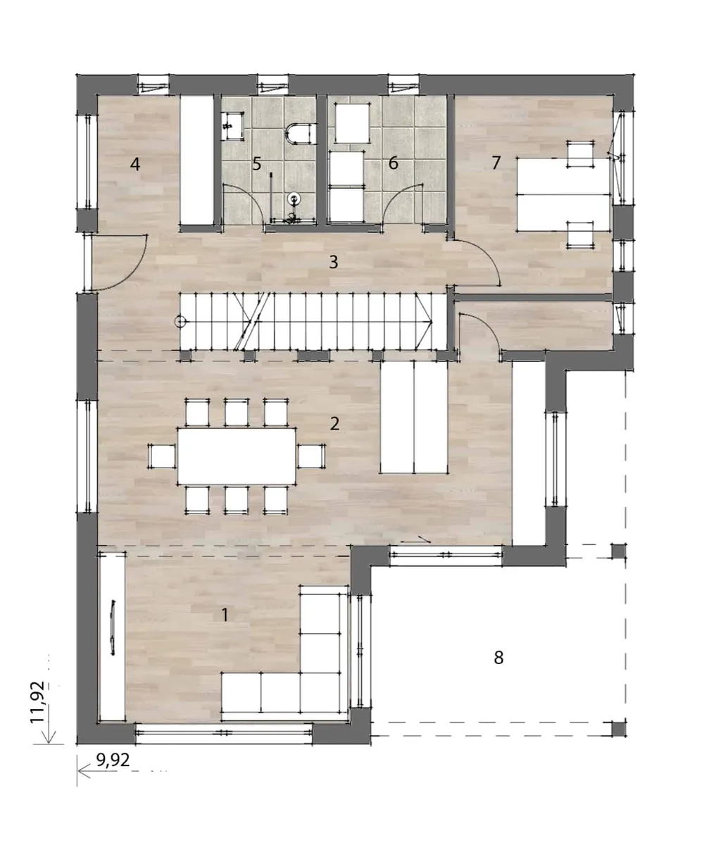 Kaufen statt Mieten Stockhaus ab 267.400,- inkl. Fundament / Grundstück vorhanden - Widok 3