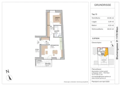 2-Zimmer-Wohnung kaufen in Wien – 48,02 m², € 401.941 – Bild 15 von 15