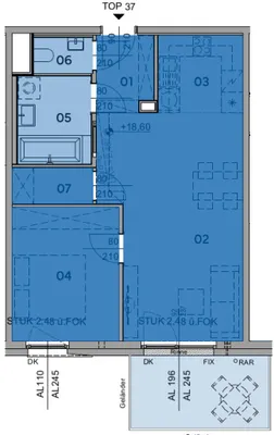 2-Zimmer-Wohnung kaufen in Wien – 51,97 m², € 343.900 – Bild 10 von 11