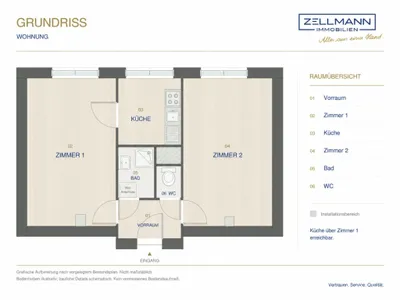 2-Zimmer-Wohnung kaufen in Wien – 50 m², € 195.000 – Bild 7 von 7