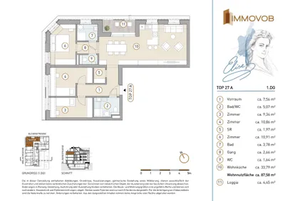 4-Zimmer-Wohnung kaufen in Wien – 87,58 m², € 782.255 – Bild 10 von 19