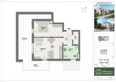 2-Zimmer-Wohnung kaufen in Salzburg Stadt – 46,12 m², € 478.000 – Bild 4 von 7